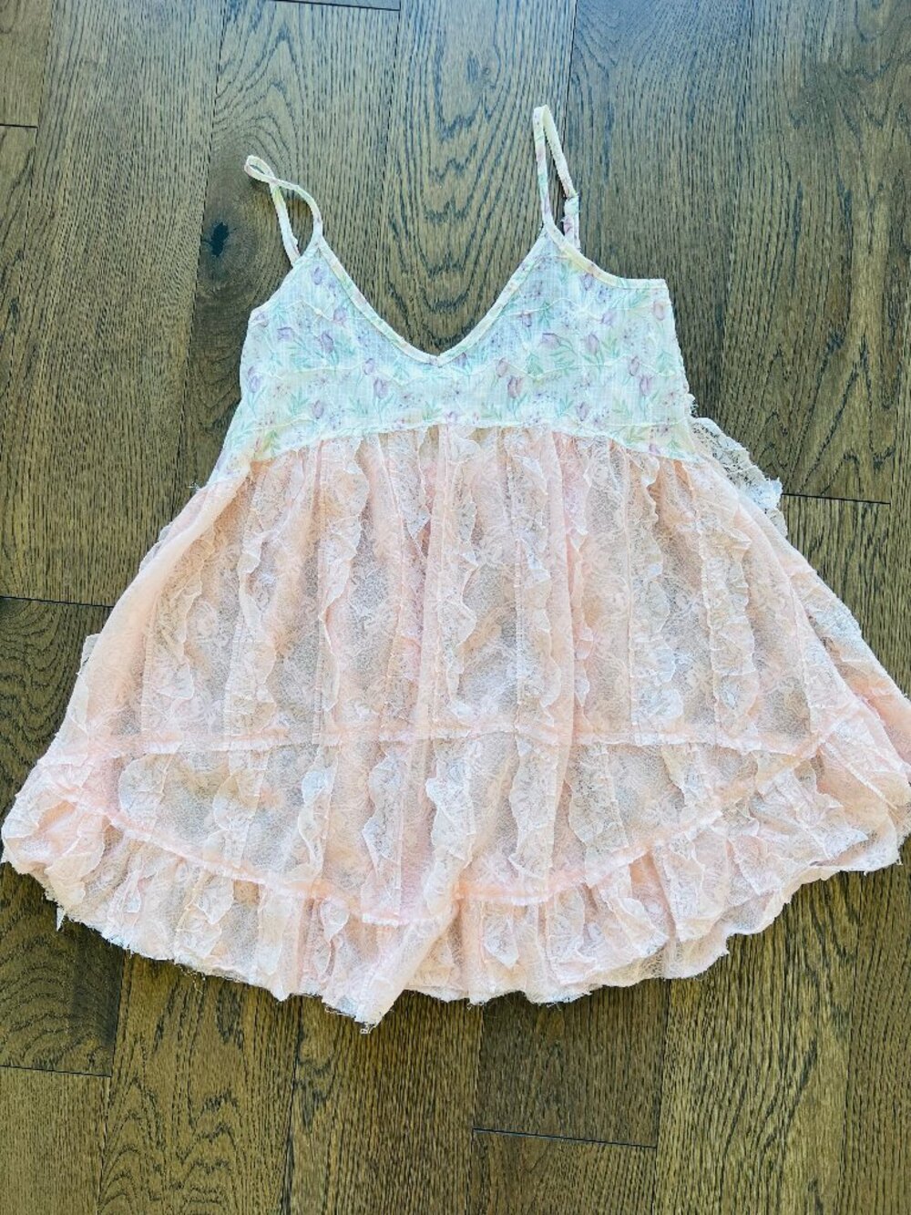 NWOT POL Lace Babydoll Dress/Tunic - M
